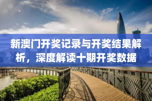 新澳门开奖记录与开奖结果解析，深度解读十期开奖数据