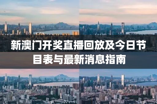 新澳门开奖直播回放及今日节目表与最新消息指南