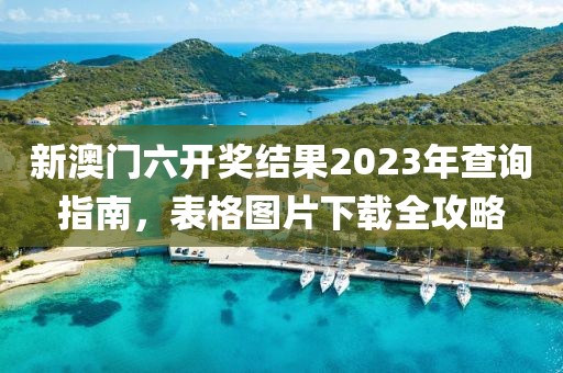 新澳门六开奖结果2023年查询指南，表格图片下载全攻略