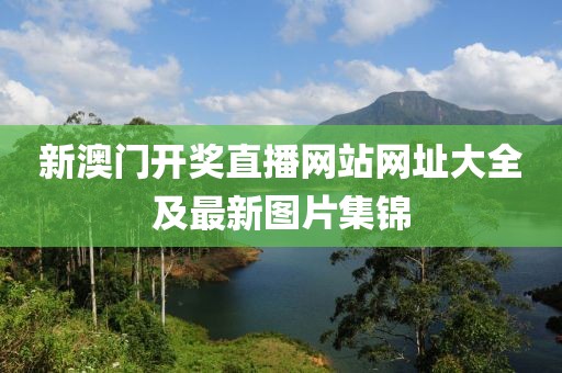 新澳门开奖直播网站网址大全及最新图片集锦