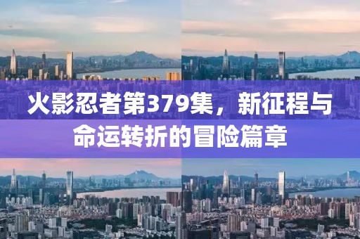 火影忍者第379集，新征程与命运转折的冒险篇章