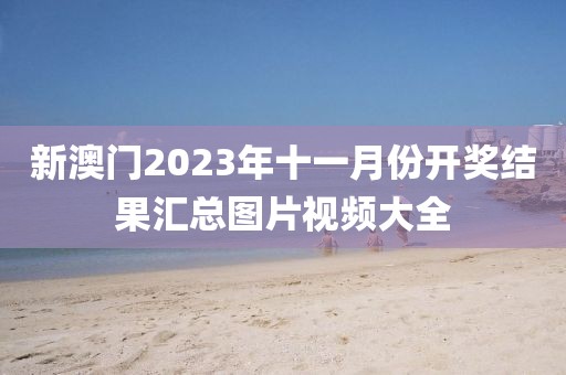 新澳门2023年十一月份开奖结果汇总图片视频大全