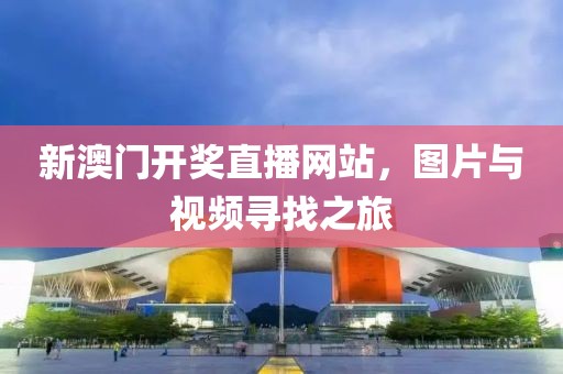 新澳门开奖直播网站，图片与视频寻找之旅