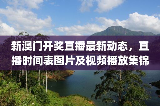 新澳门开奖直播最新动态，直播时间表图片及视频播放集锦