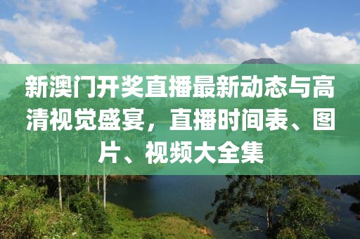新澳门开奖直播最新动态与高清视觉盛宴，直播时间表、图片、视频大全集