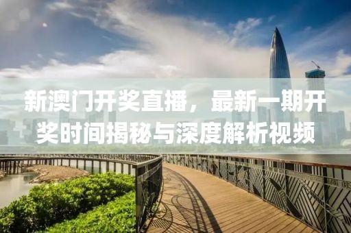 新澳门开奖直播，最新一期开奖时间揭秘与深度解析视频